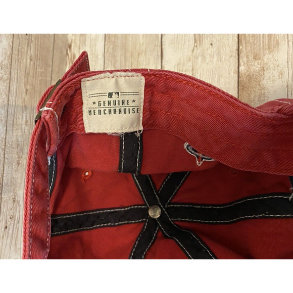 Titleist Los Angeles Angels Hat Mens Red OSFA White Stitching MLB Team Cap - Picture 7 of 8